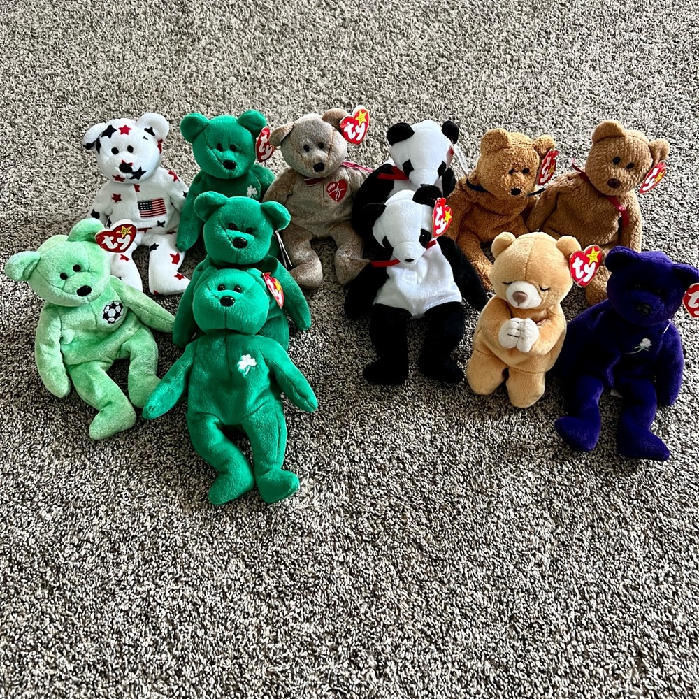 Ty Beanie babies bear bundle